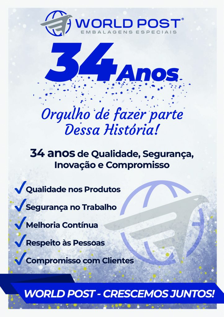 27 DE FEVEREIRO DE 2026 – ANIVERSÁRIO DA WORLD POST – 34 ANOS